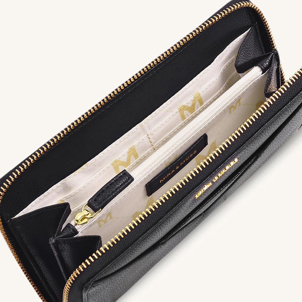 Mira & Moss Corrine Long Wallet - Black