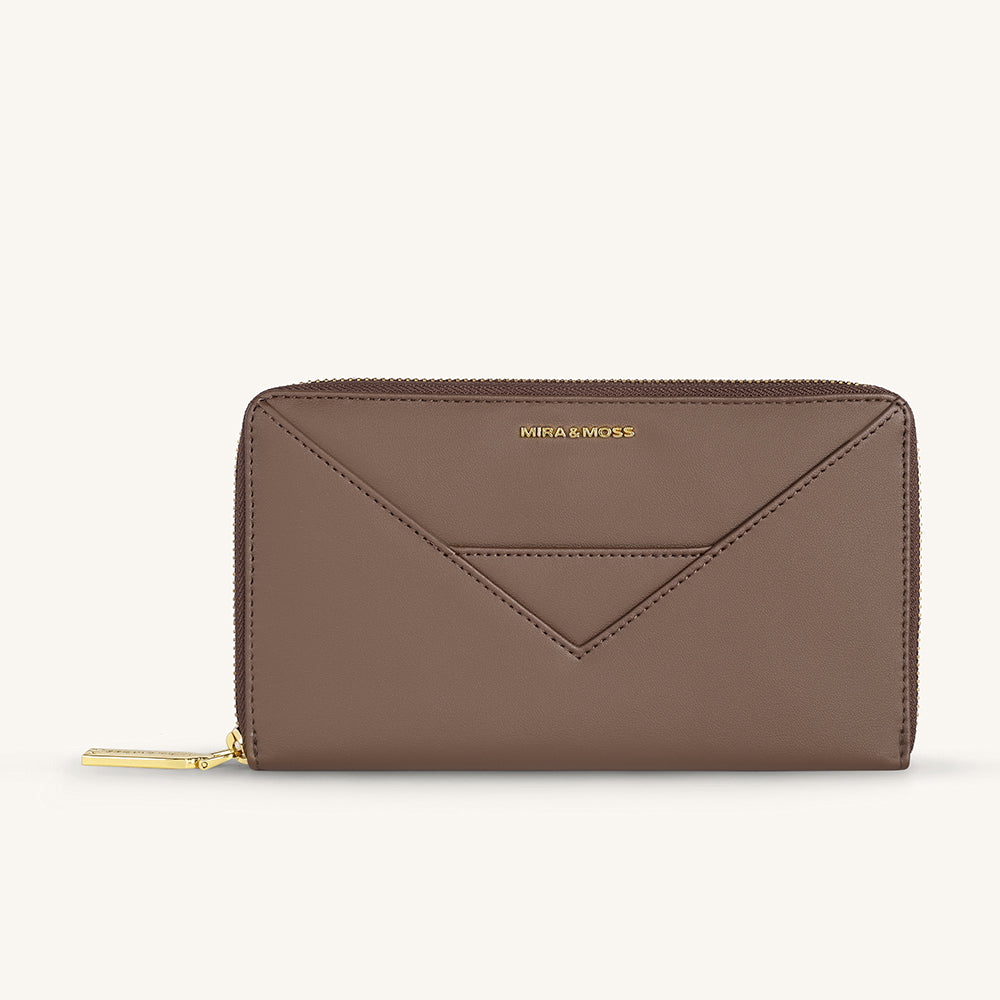 Mira & Moss Corrine Long Wallet - Chocolate Latte