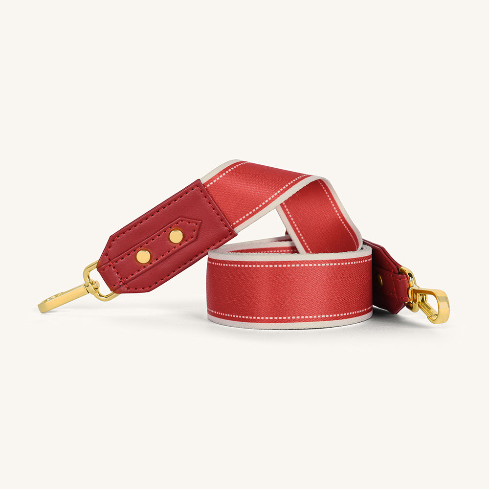 Marissa Coordinate Bag Strap - Scarlet
