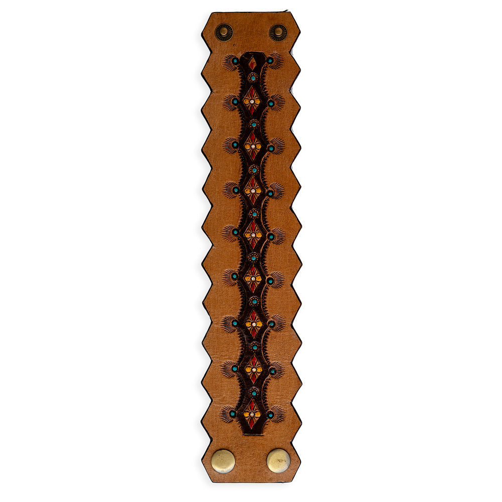 Canyon Crest Leather Cuff Bracelet