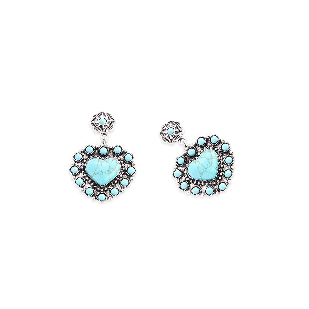 Placid Heart Earrings