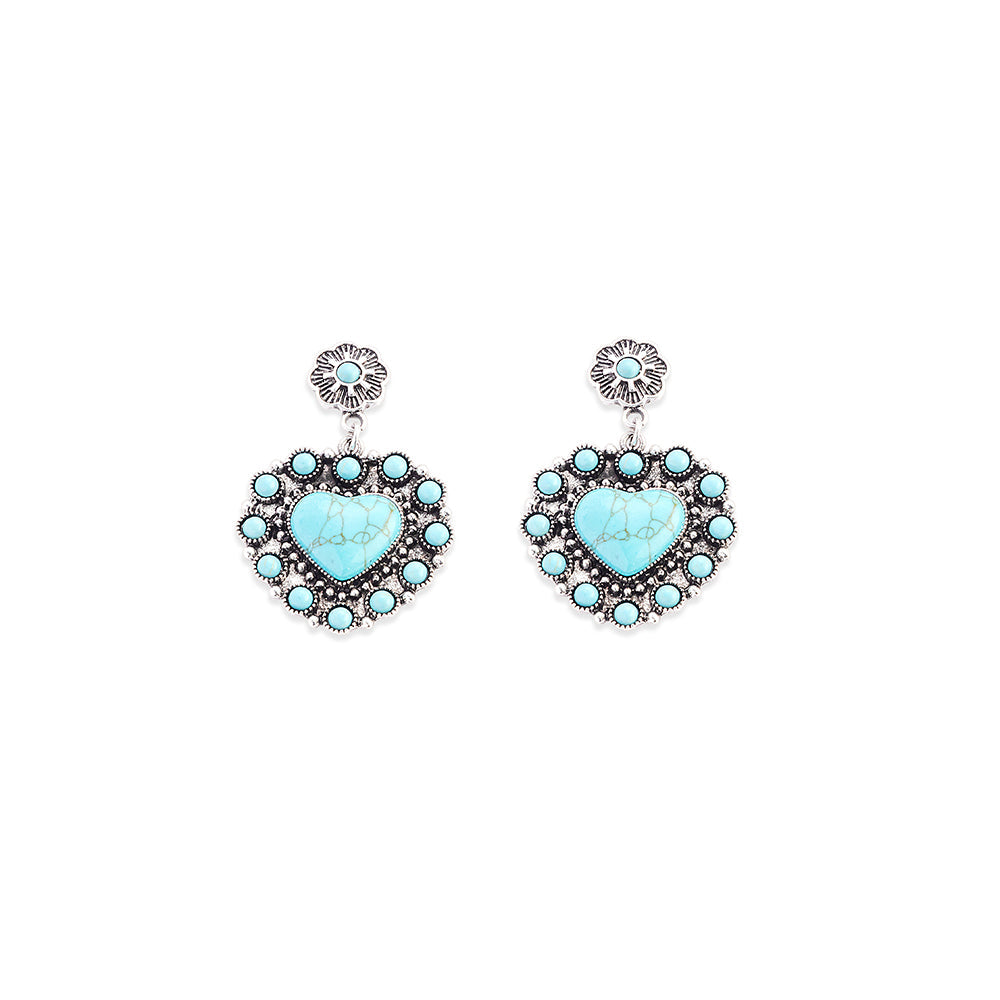 Placid Heart Earrings