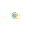 Golden and Turquoise
