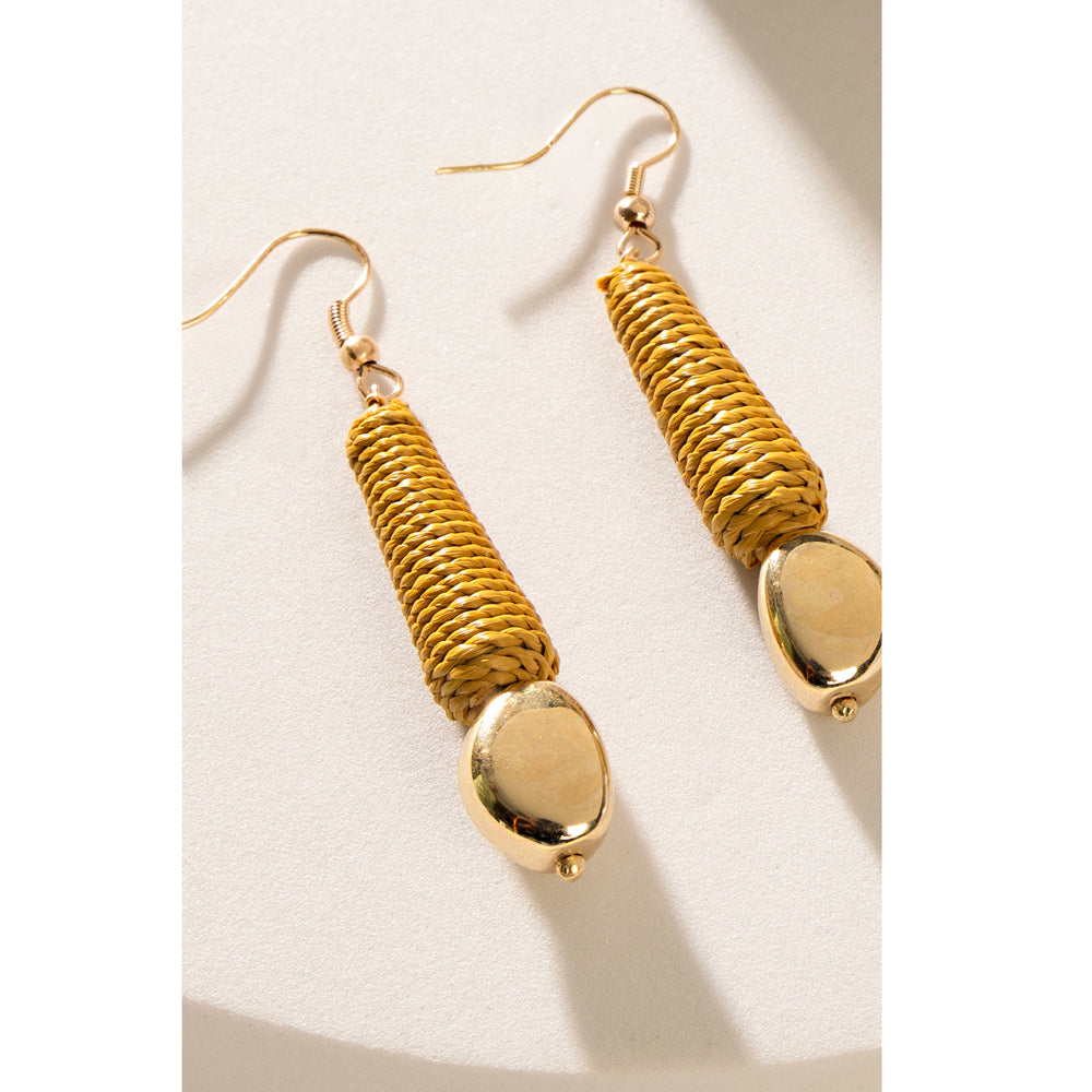 Shinning Nugget Wrapped Earrings