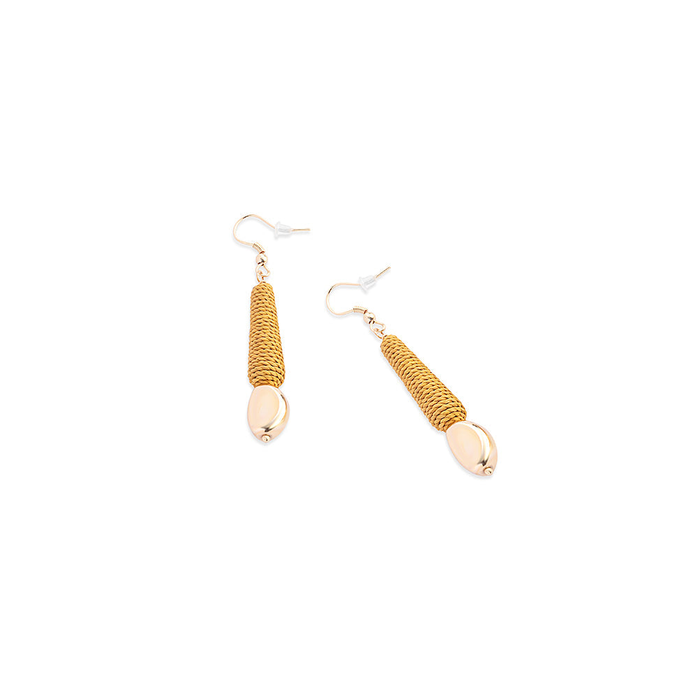 Shinning Nugget Wrapped Earrings