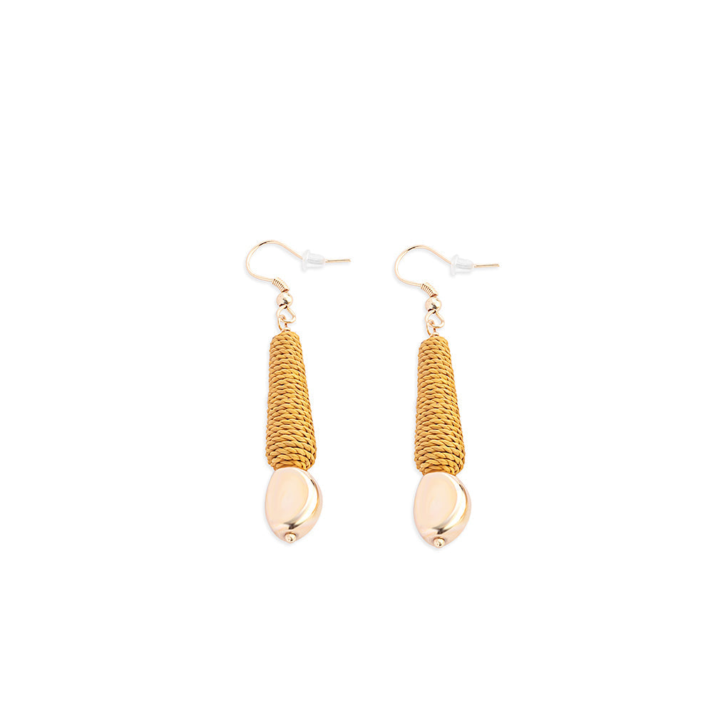 Shinning Nugget Wrapped Earrings