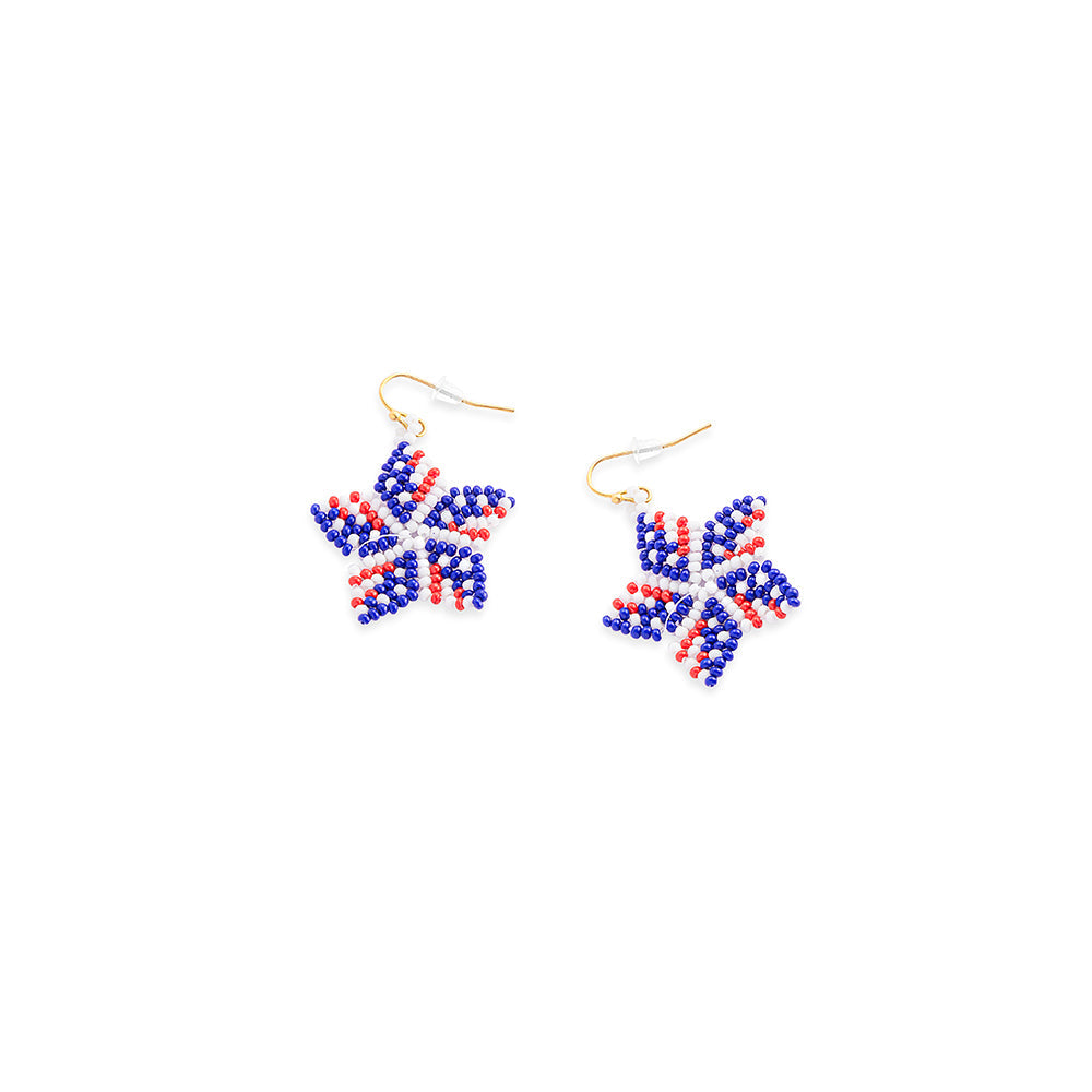 Stars n' Stars Beaded Earrings