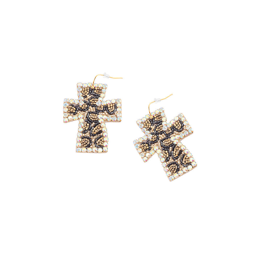 Faith, Always Beaded Earrings