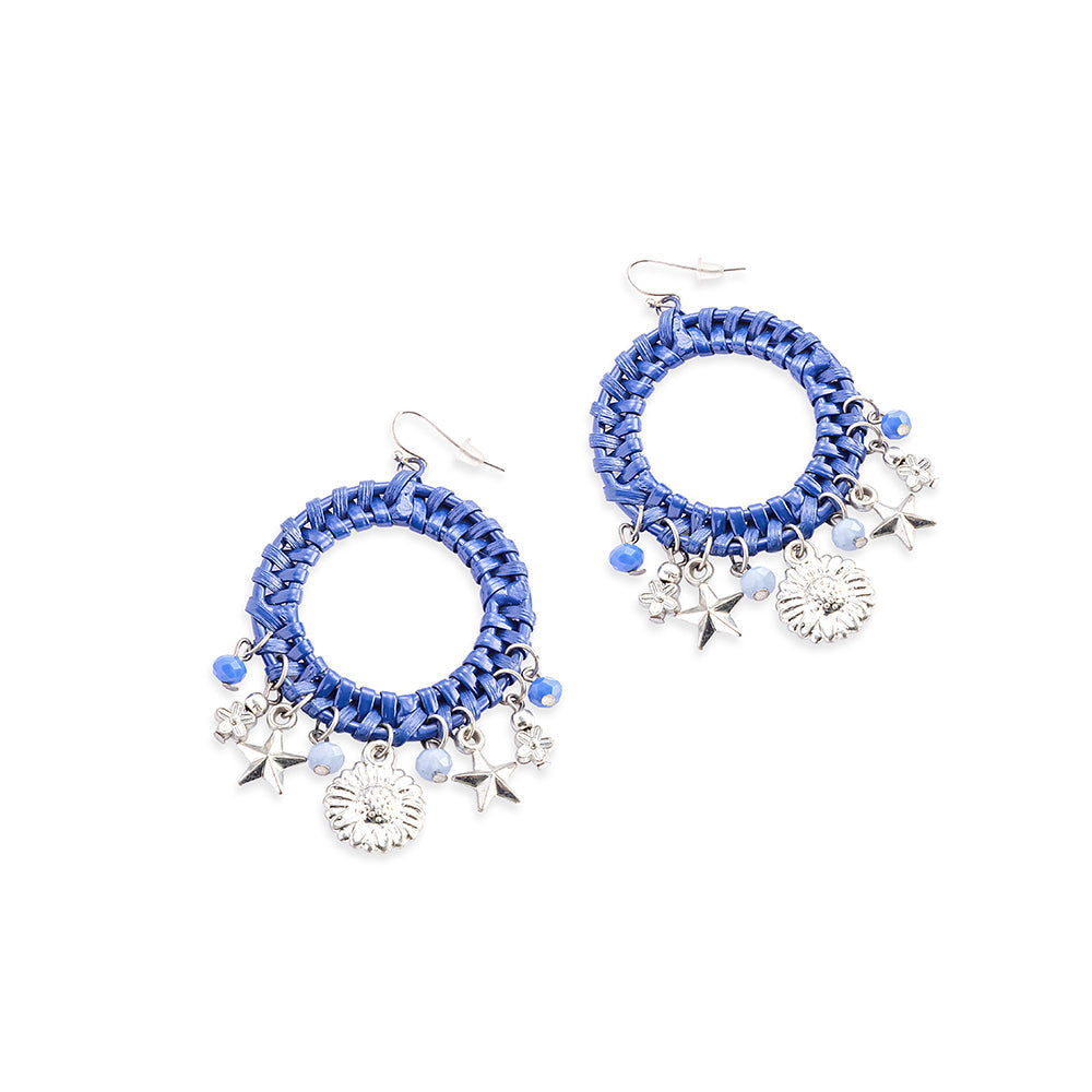 Round Sky Stream Earrings