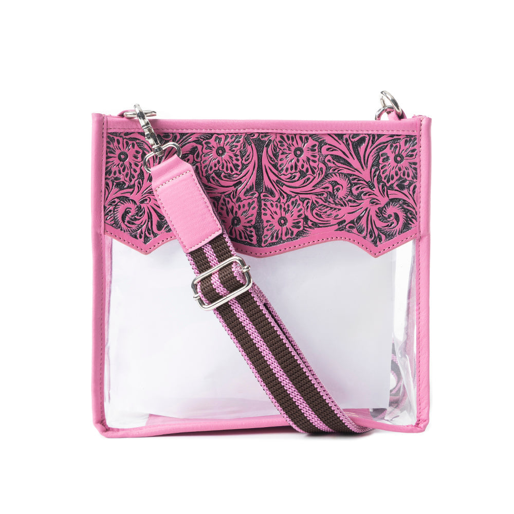 Pearlton Prairie Clear Bag In Pink