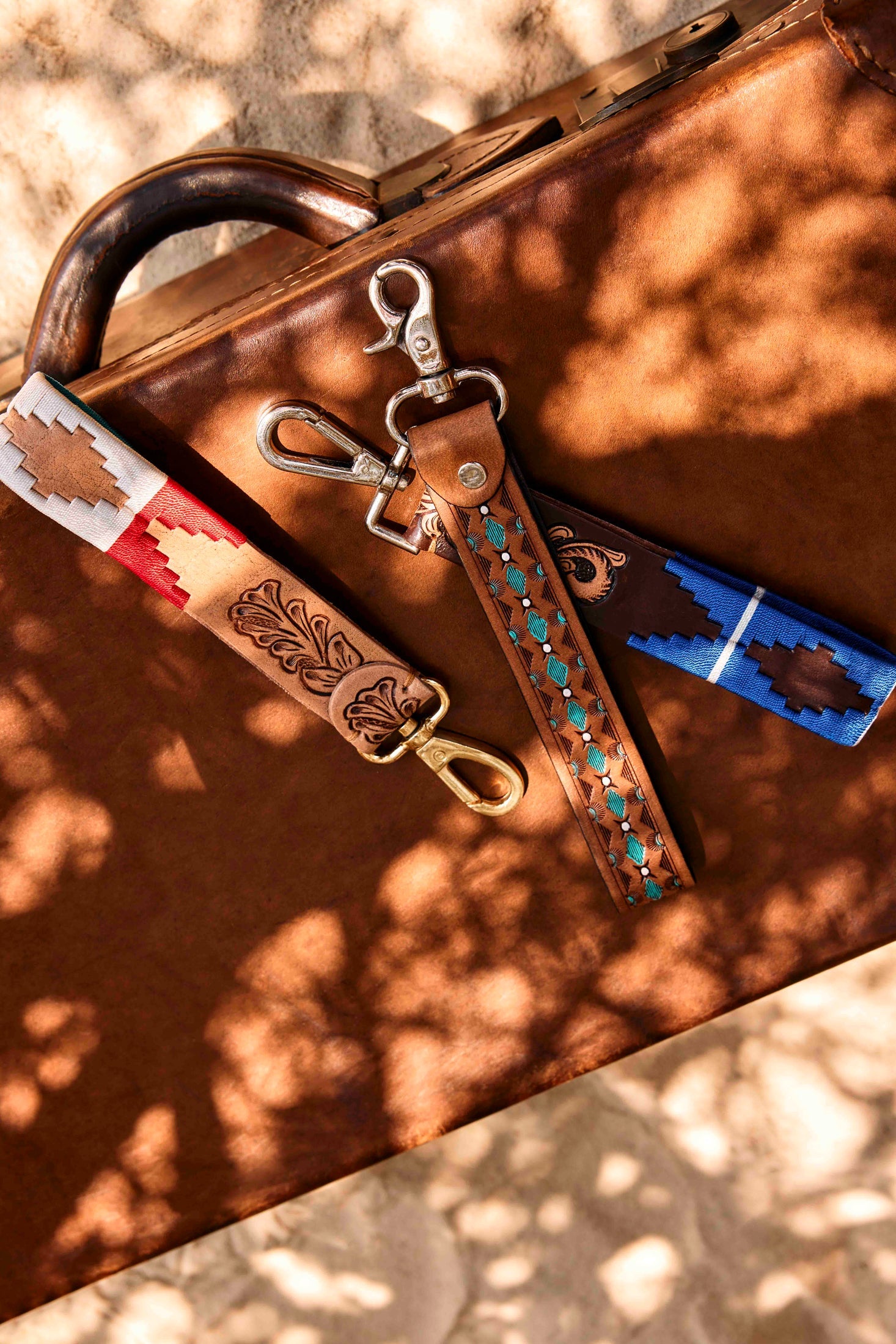 Canyon Spire Key Fob In Brown