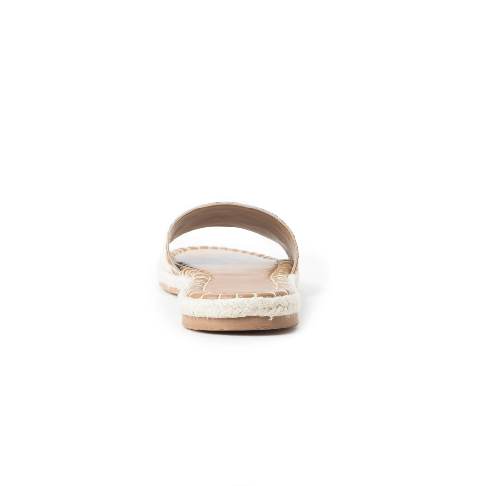 Running Pony Sandals In Brown & White Hairon