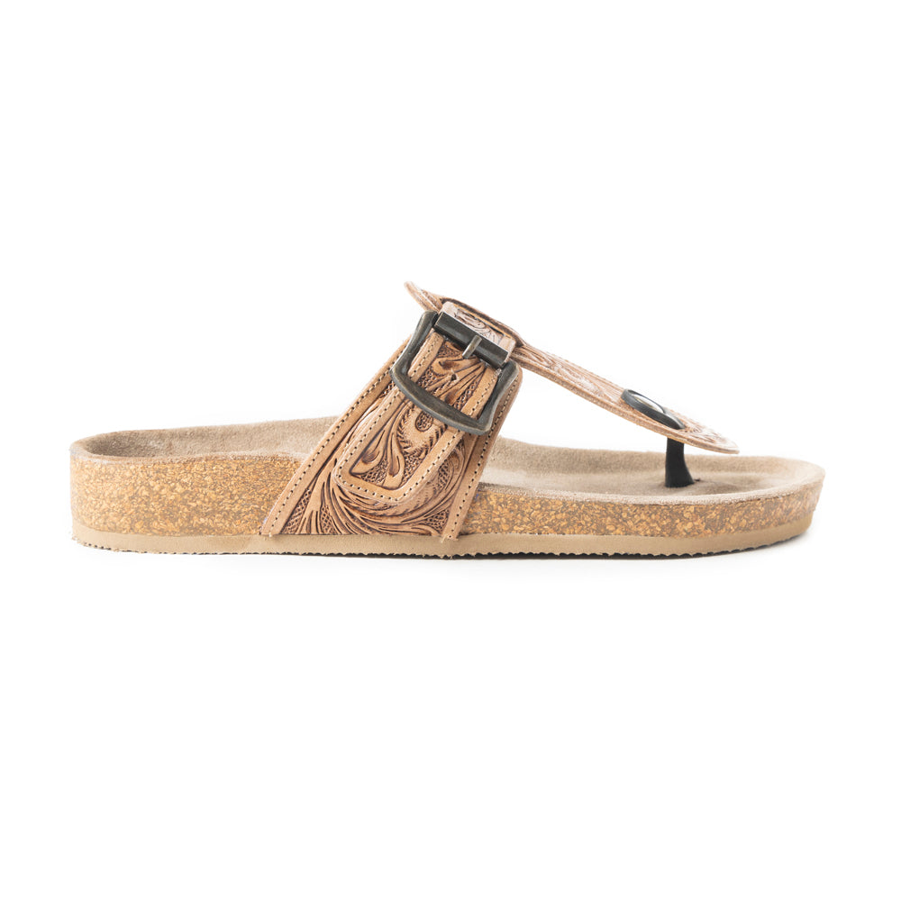Balinda Ridge Sandals In Brown