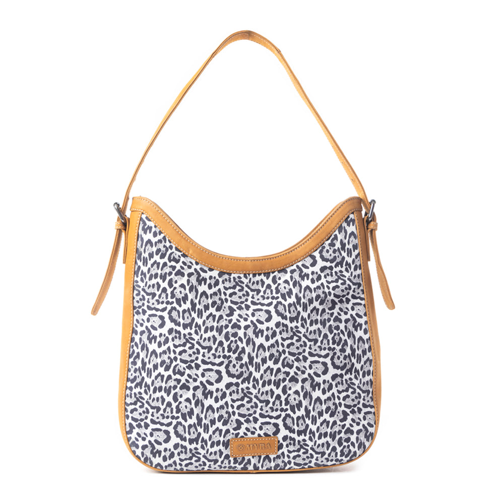 Desert Snow Leopard Leather Bag Variant Combo