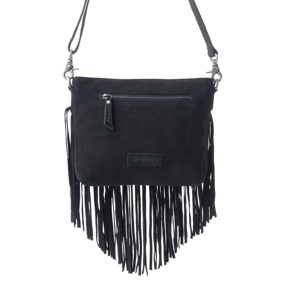 Stallion's Luck Leather Bag In Black