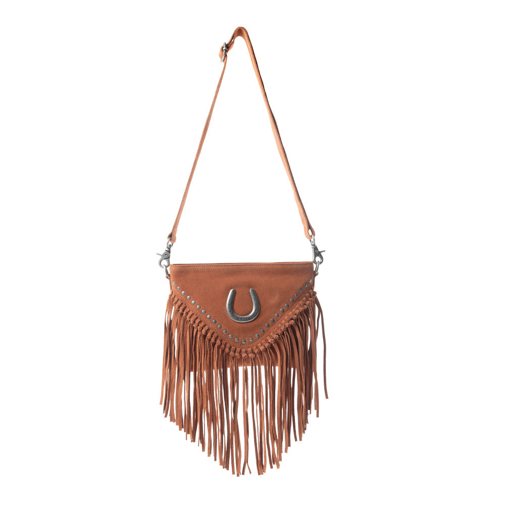 Stallion's Luck Leather Bag In Brown