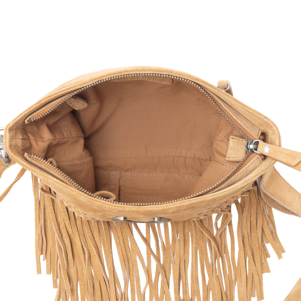 Stallion's Luck Leather Bag In Light Brown