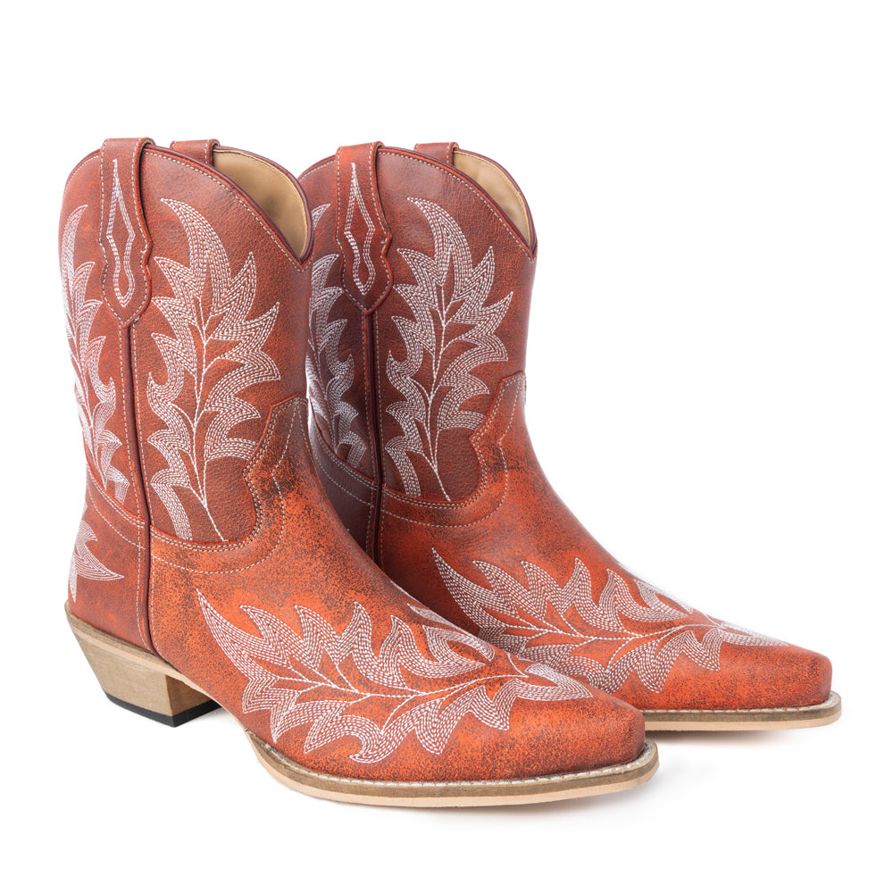 Desert Pearl Ankle Boots in Canyon Russet