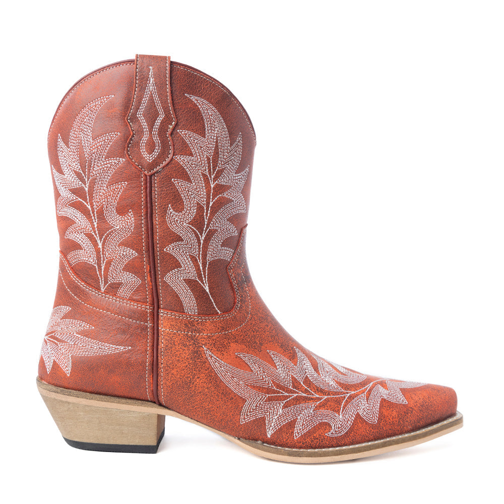 Desert Pearl Ankle Boots in Canyon Russet