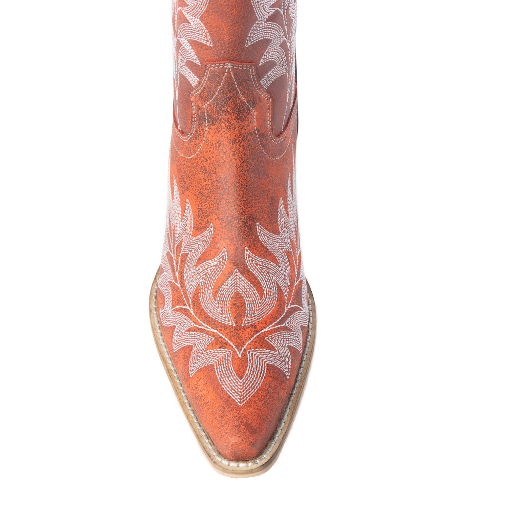 Desert Pearl Ankle Boots in Canyon Russet