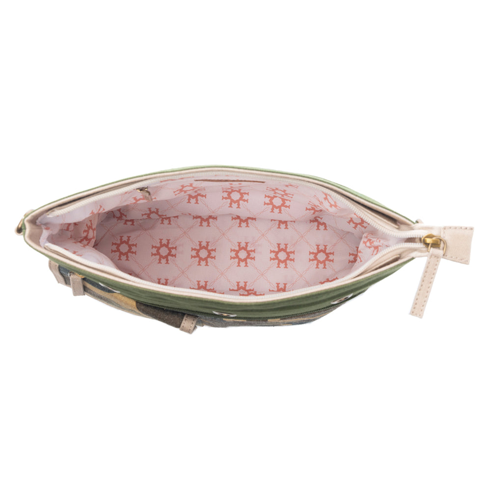 Ranger’s Day Crossbody Bag in Army Camo Green