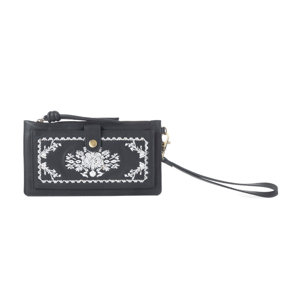 Azure Mesa Leather Wallet Variant Combo