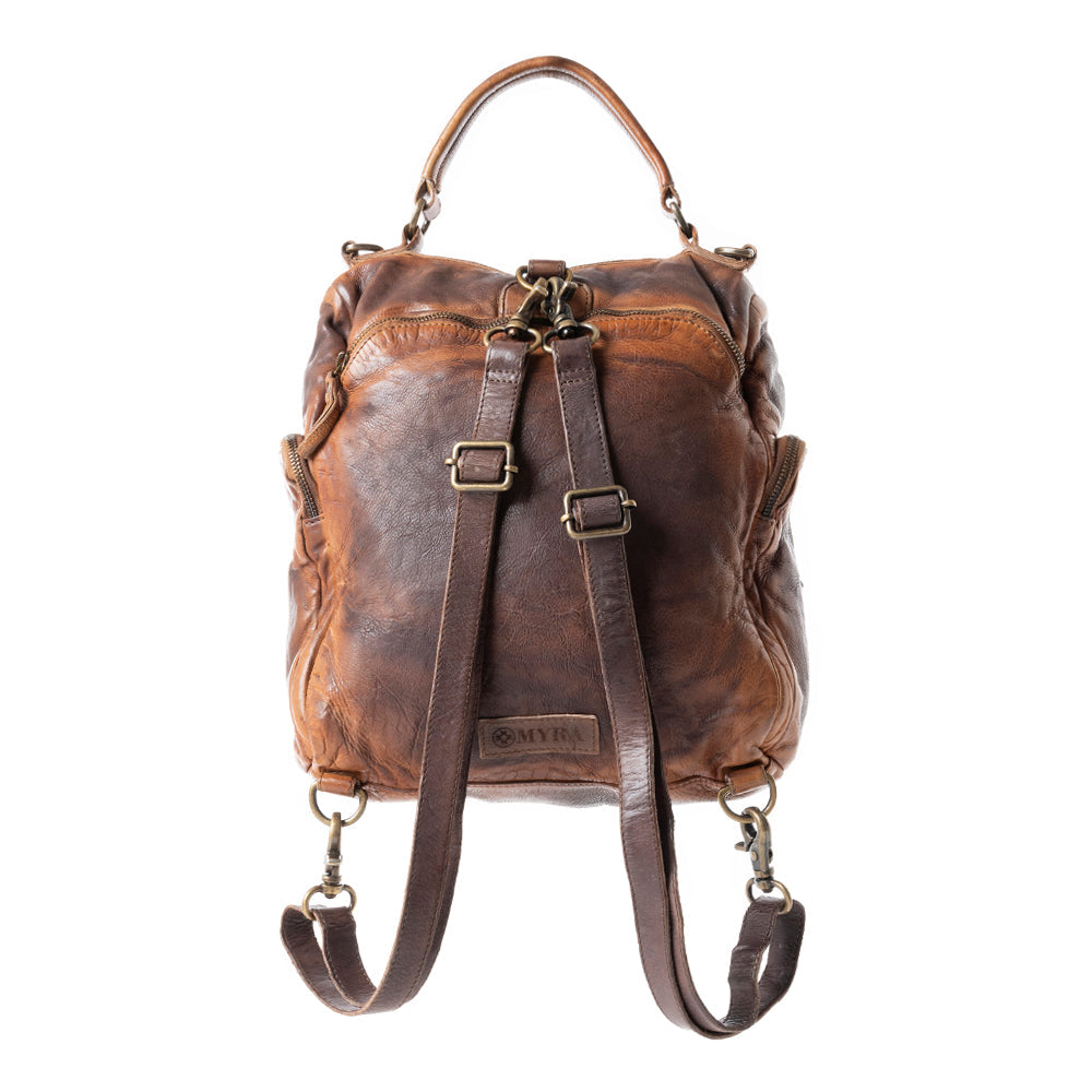 Trek Terra Leather Backpack Variant Combo