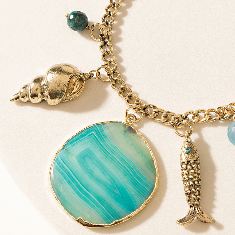 Aurelia’s Secrets Bracelet in Coral Gold