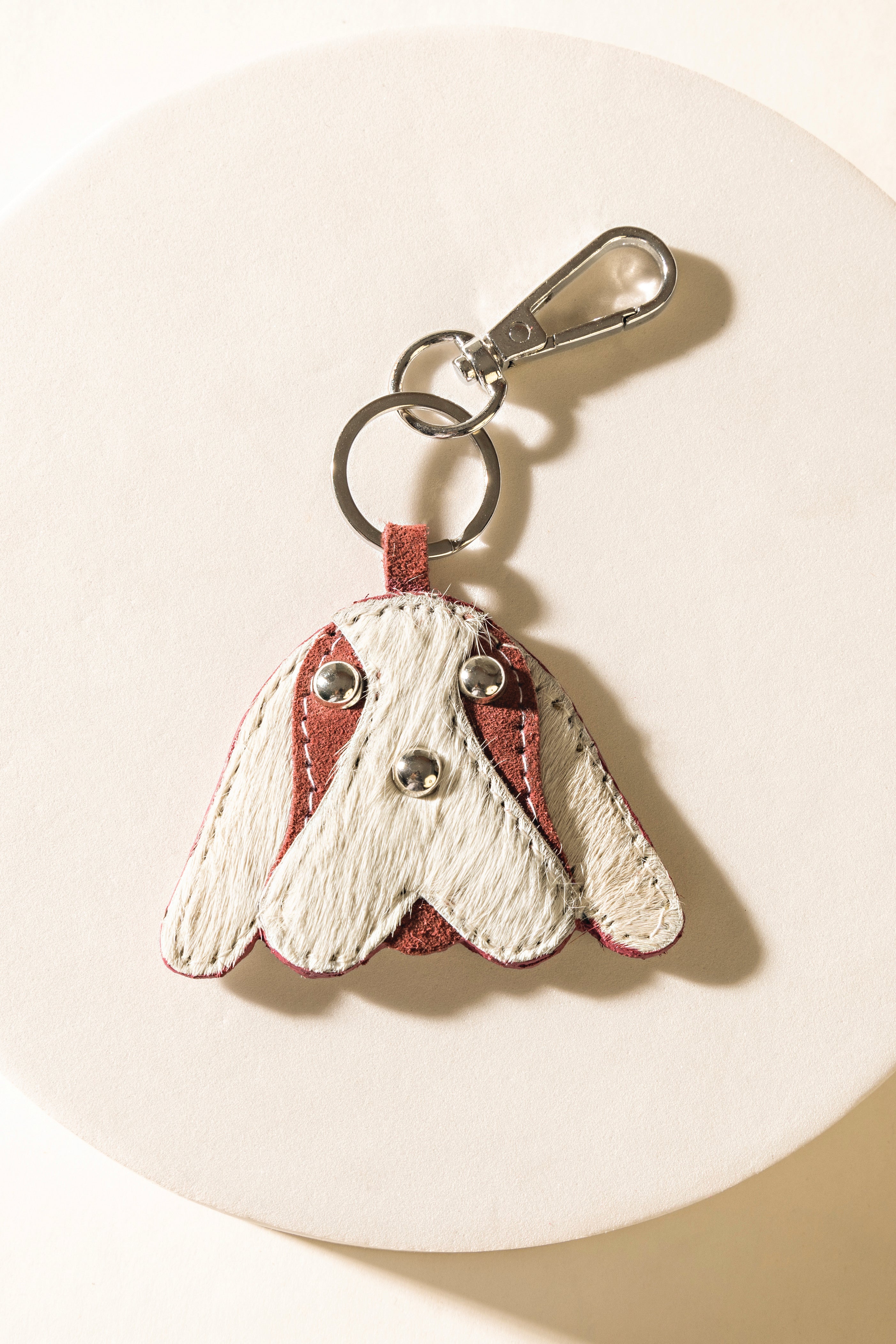 Benny the Beagle Keychain in Vanilla Red