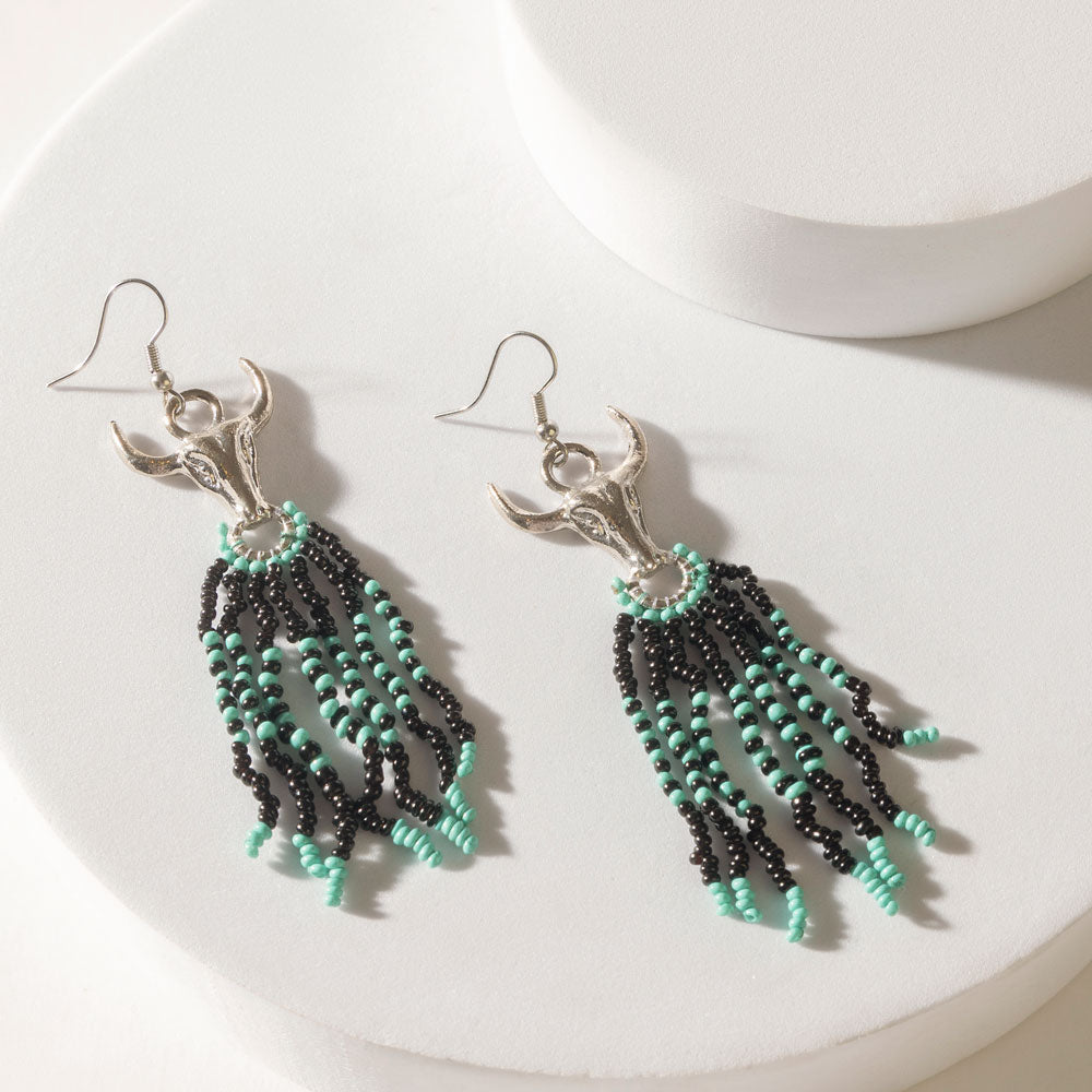 Wichita Bones Earrings in Canyon Blue