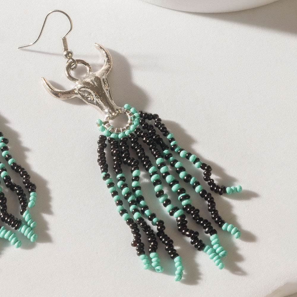 Wichita Bones Earrings in Canyon Blue