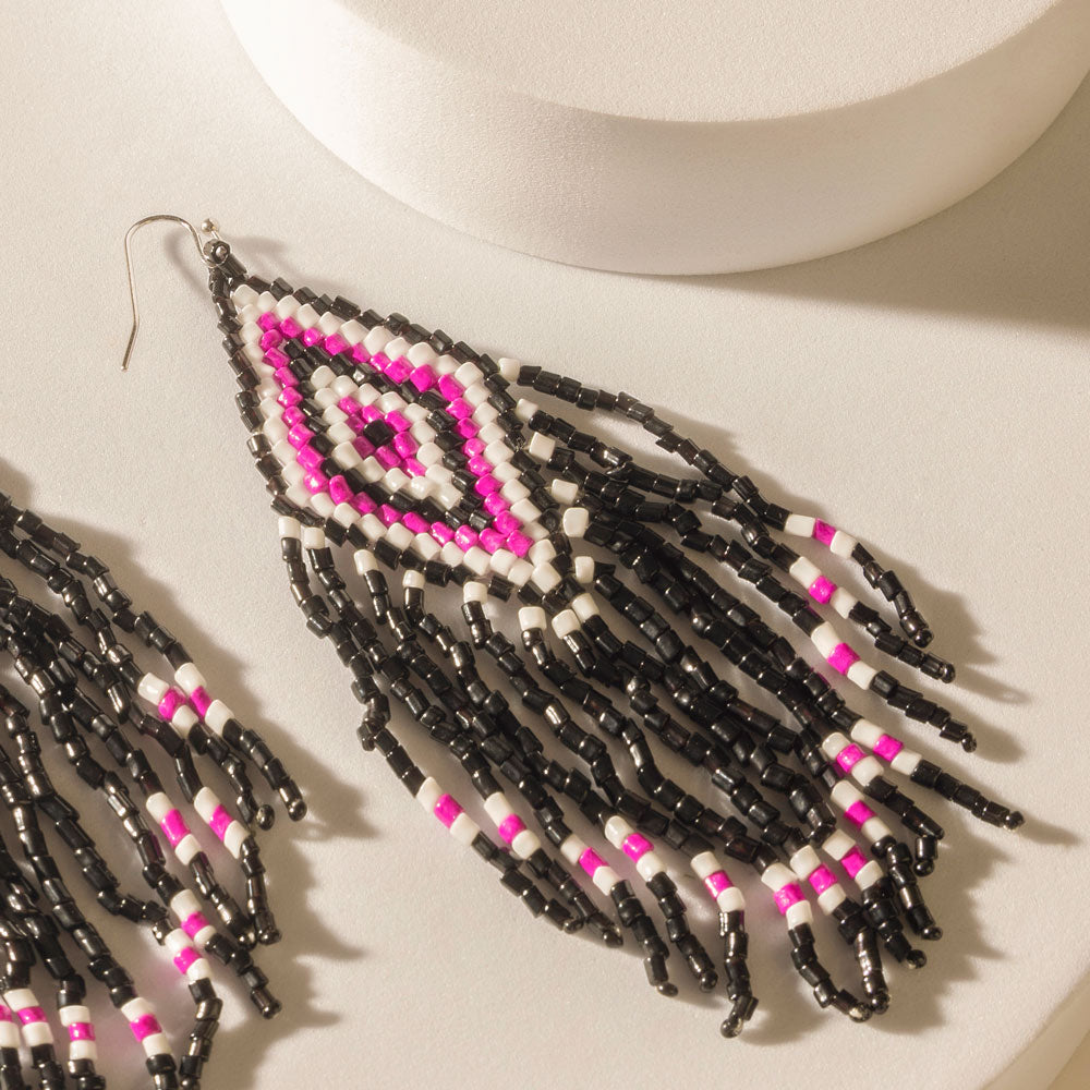 Diamondback Earrings in Mesa Pink