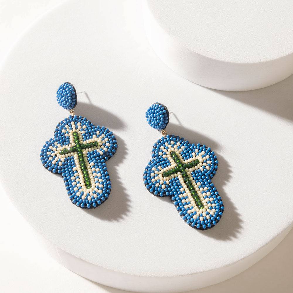 Trinity Plains Earrings in Sunday Blue