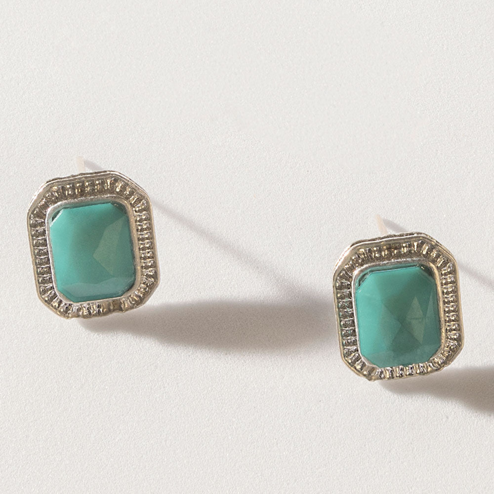 Turquoise Trails & Silver Tales Set of 16 Earrings