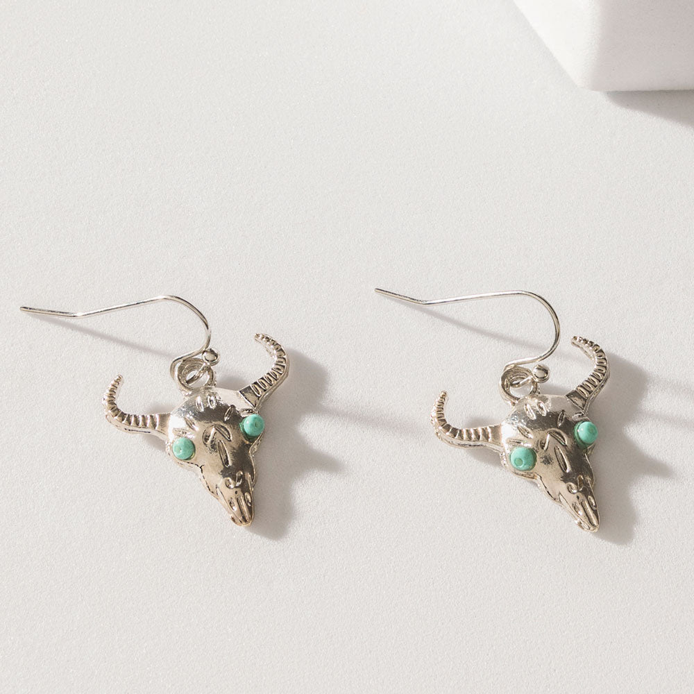 Turquoise Trails & Silver Tales Set of 16 Earrings