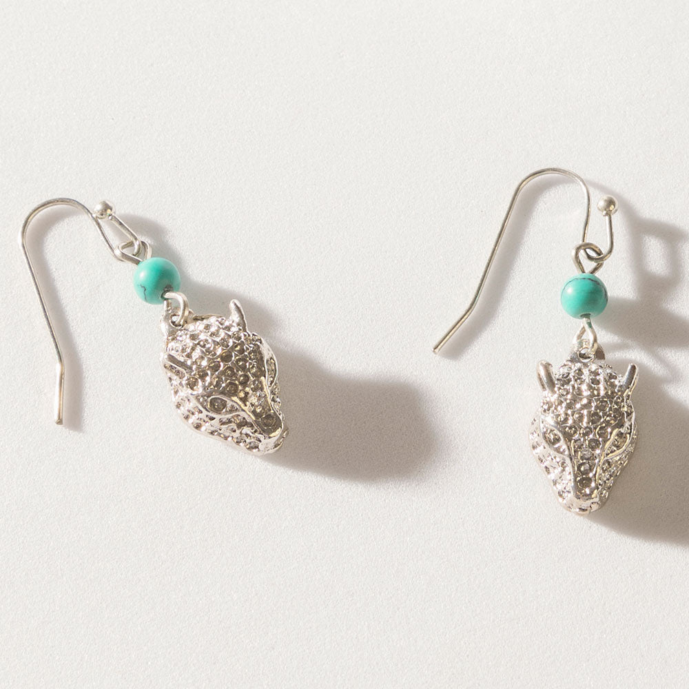 Turquoise Trails & Silver Tales Set of 16 Earrings