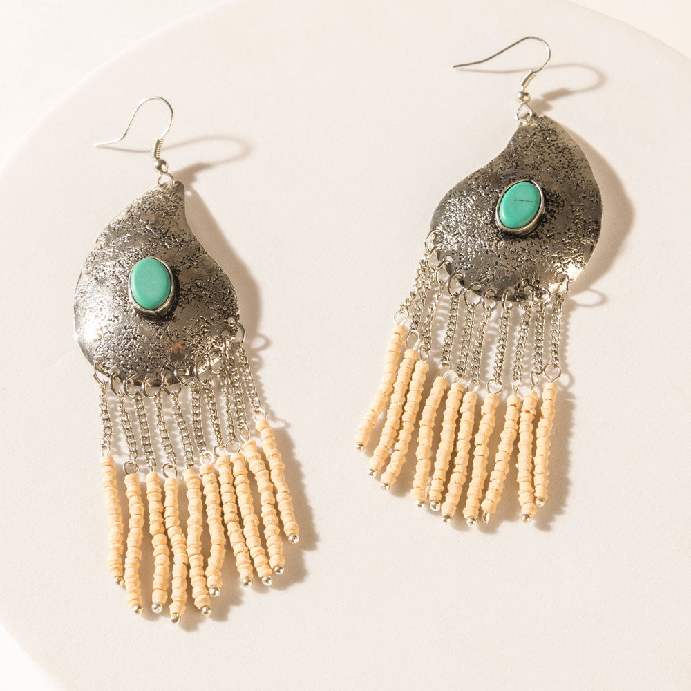 Echoes of Santa Fe Earrings in Canyon Teal