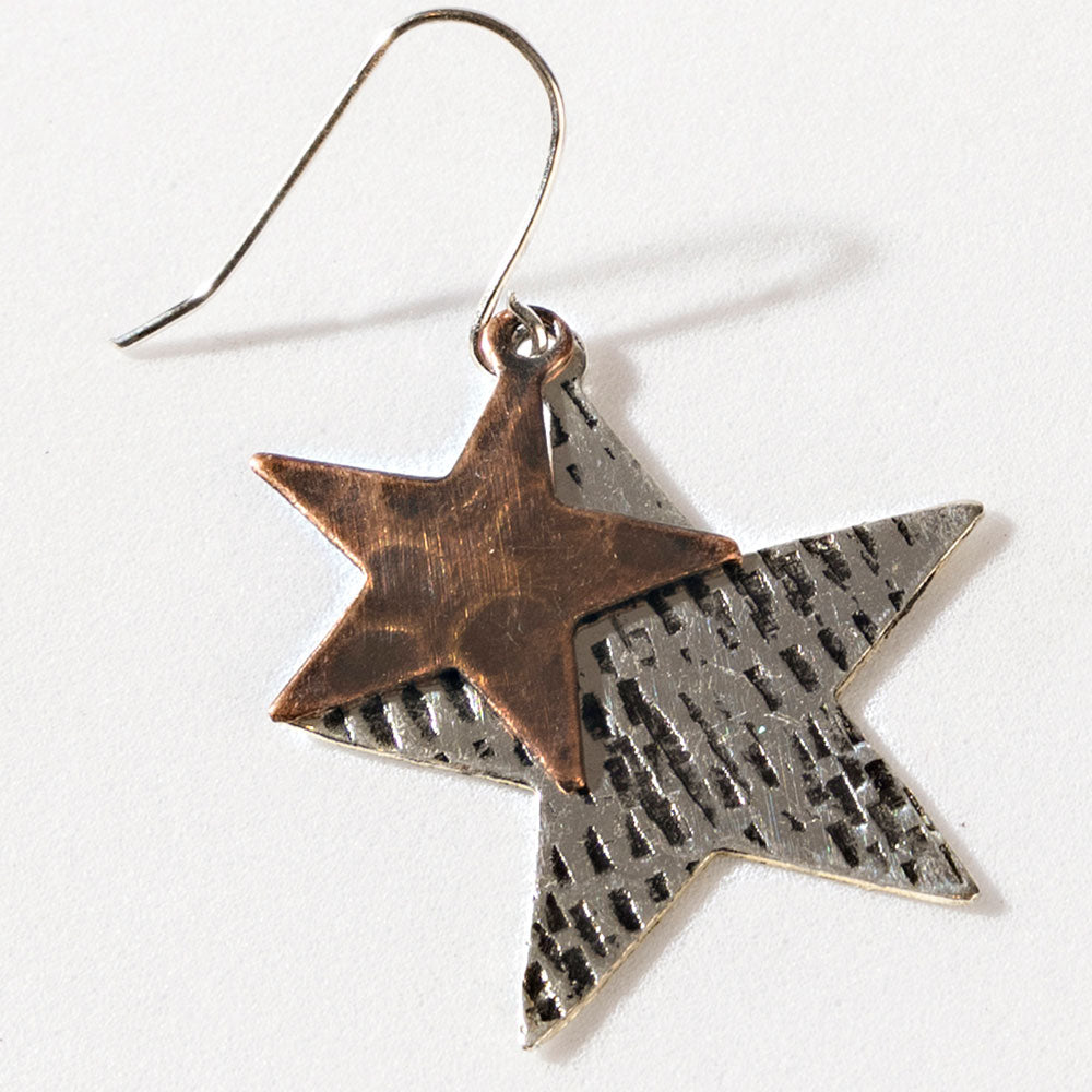 Nova Glimmer Earrings in Moon Silver