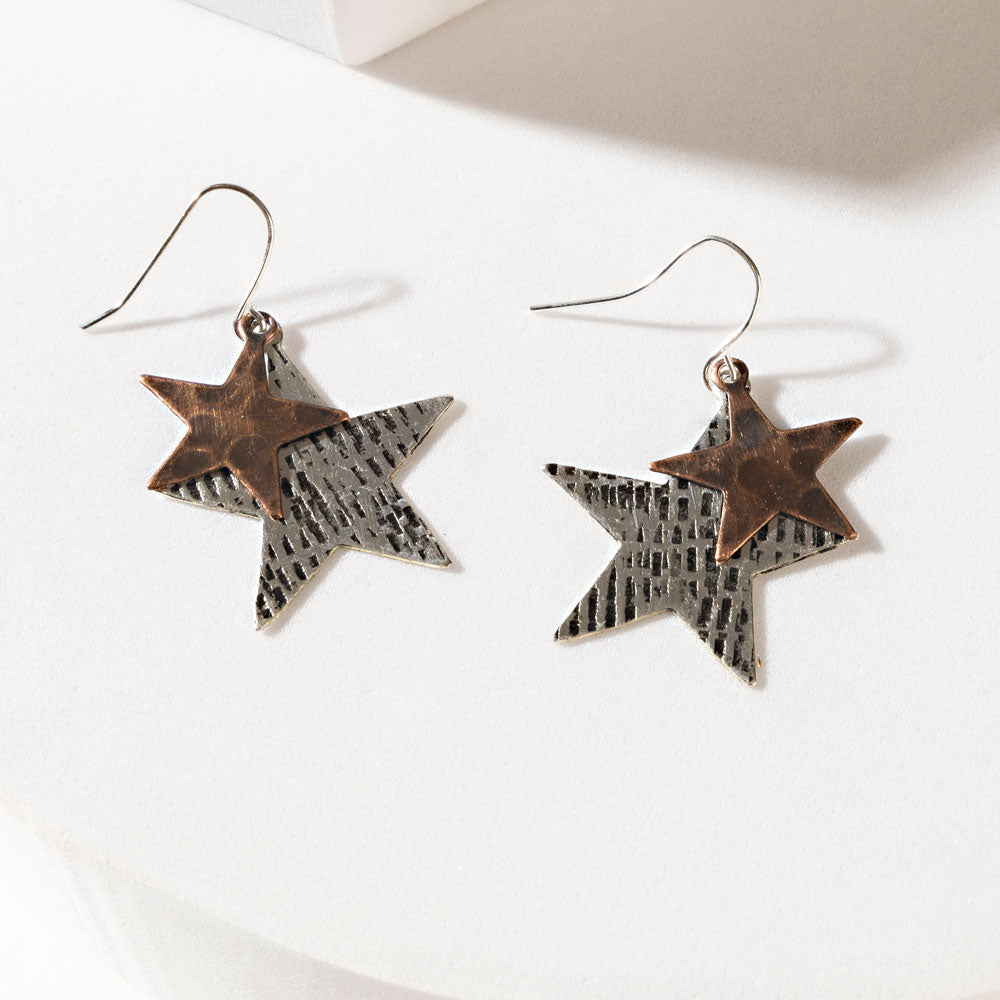 Nova Glimmer Earrings in Moon Silver