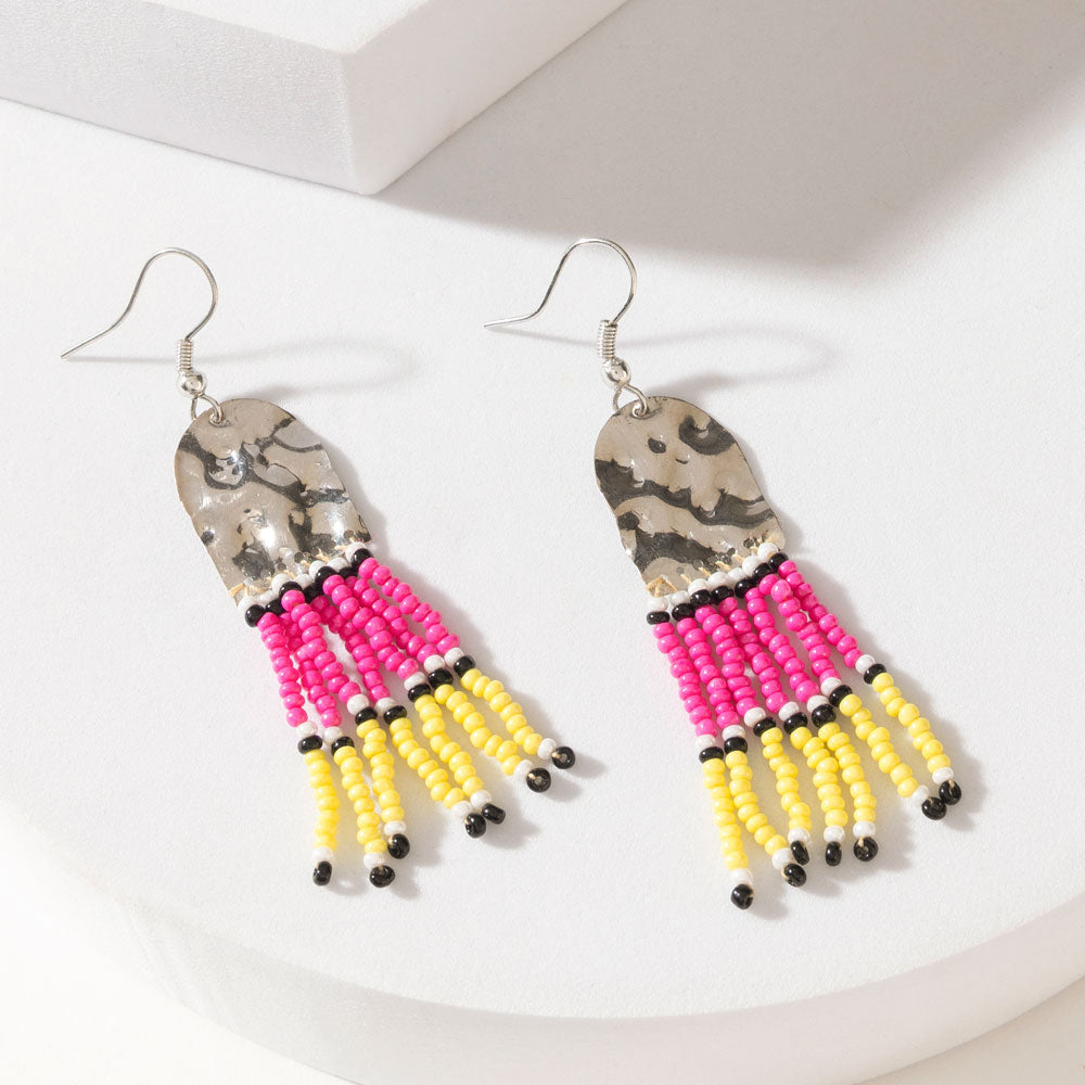 Wild Vaquero Earrings in Rodeo Pink