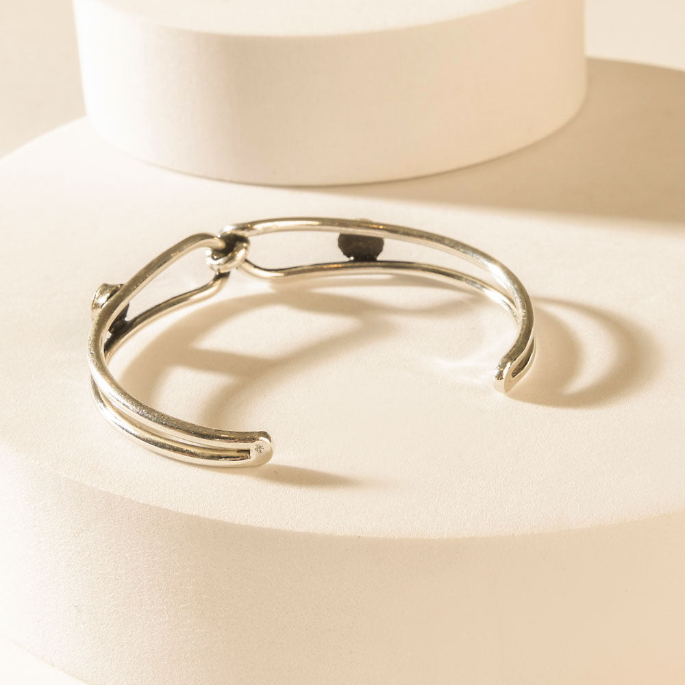 Rider’s Promise Cuff in Wild Silver