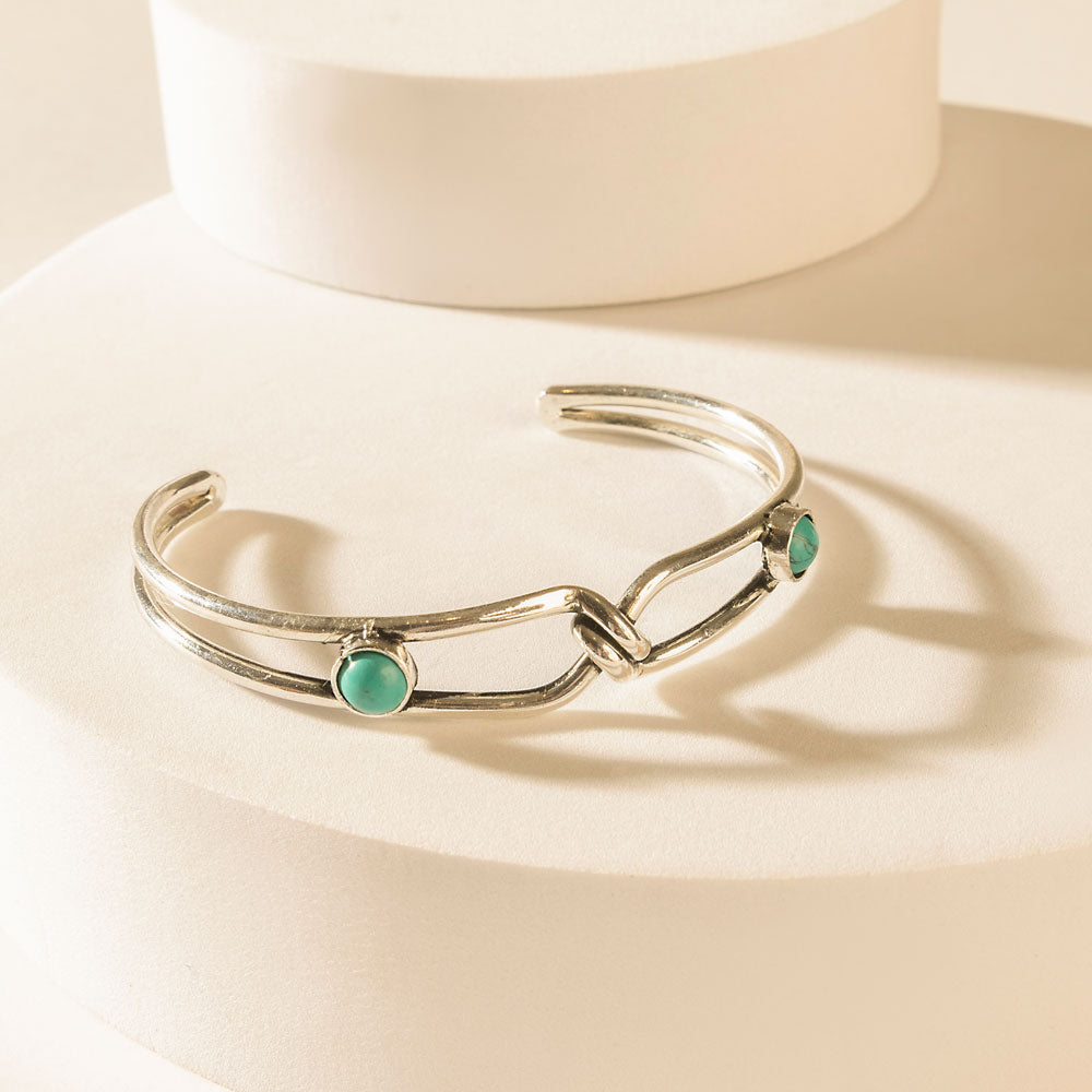 Rider’s Promise Cuff in Wild Silver