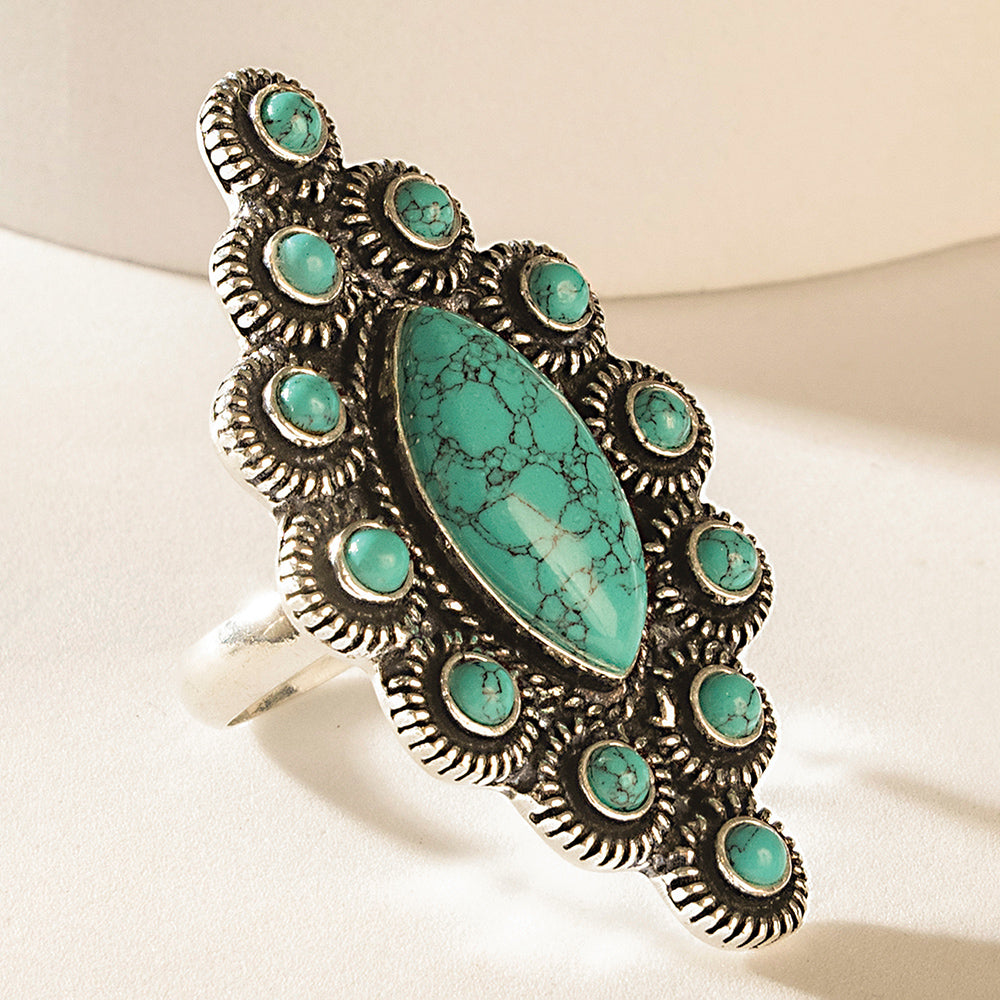 The Oathkeeper Ring in Forged Teal