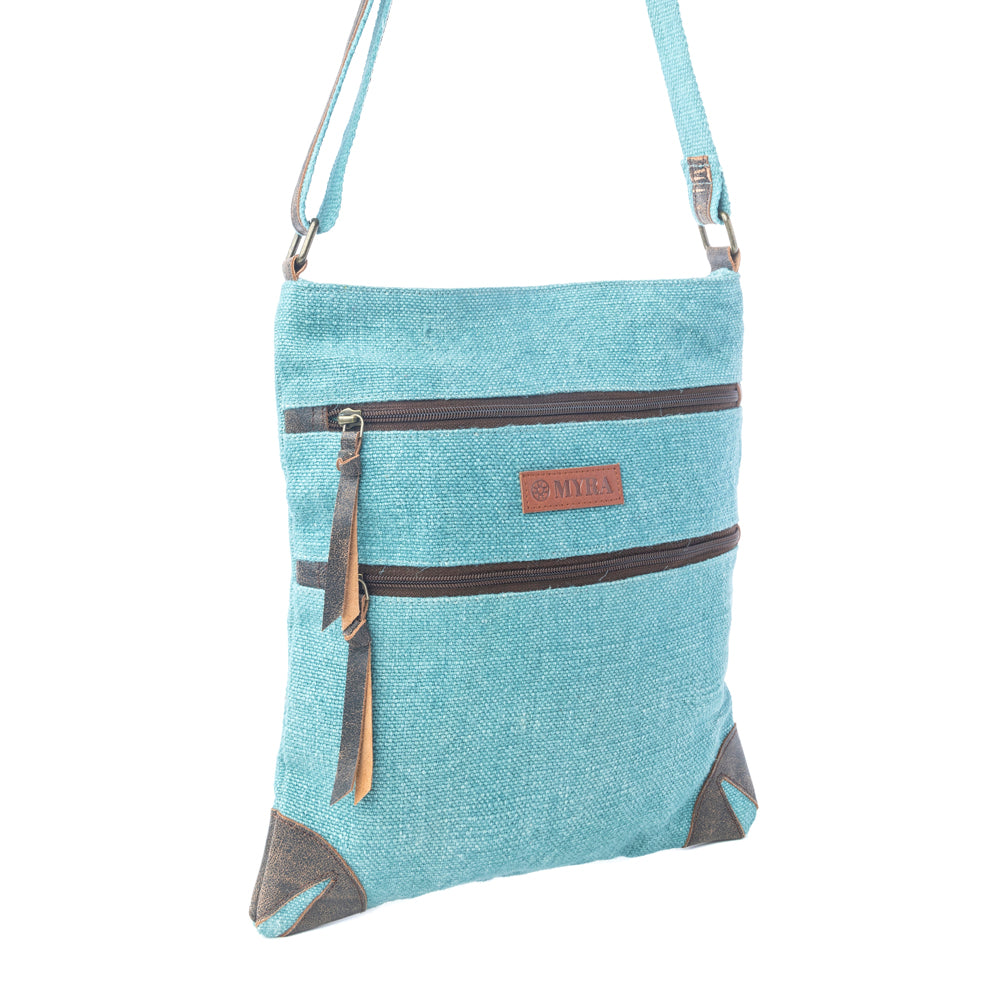 Western Jade Shoulder Bag in Aqua Sage