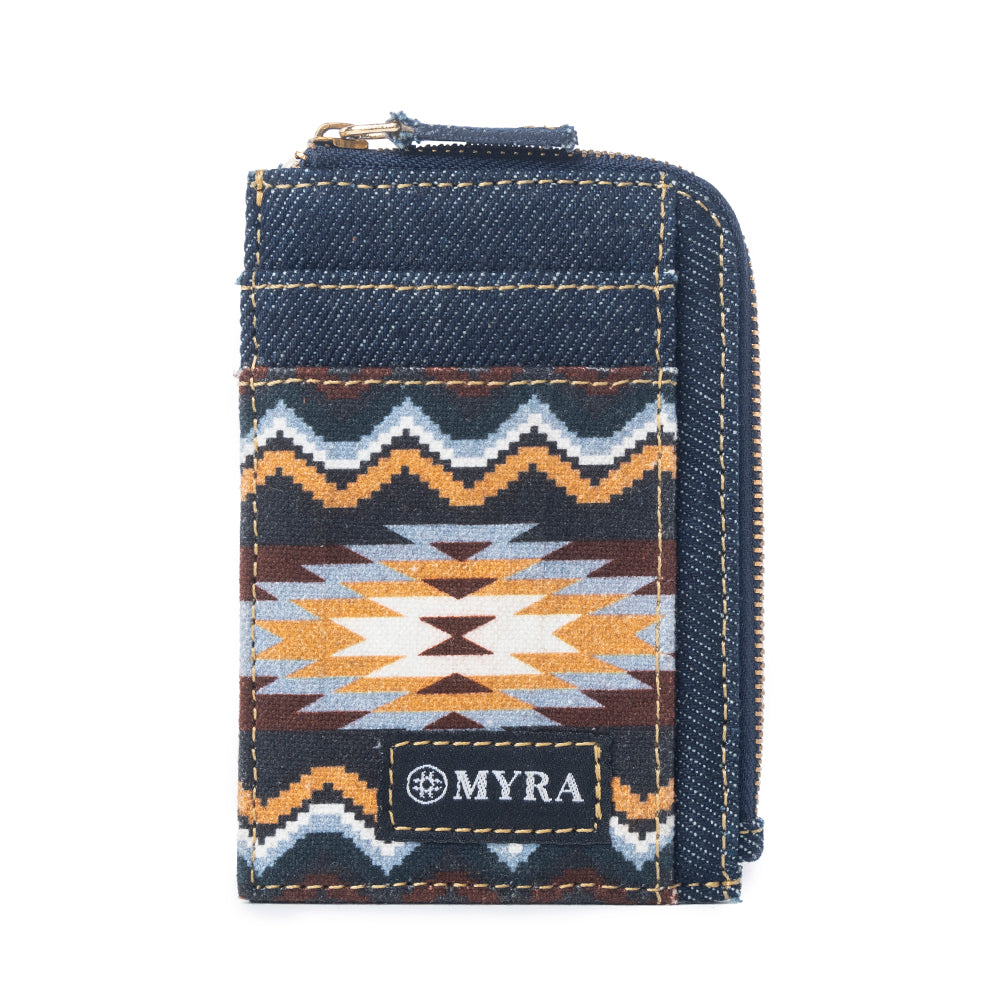 Nava Indigo Credit Card Holder in Vintage Denim