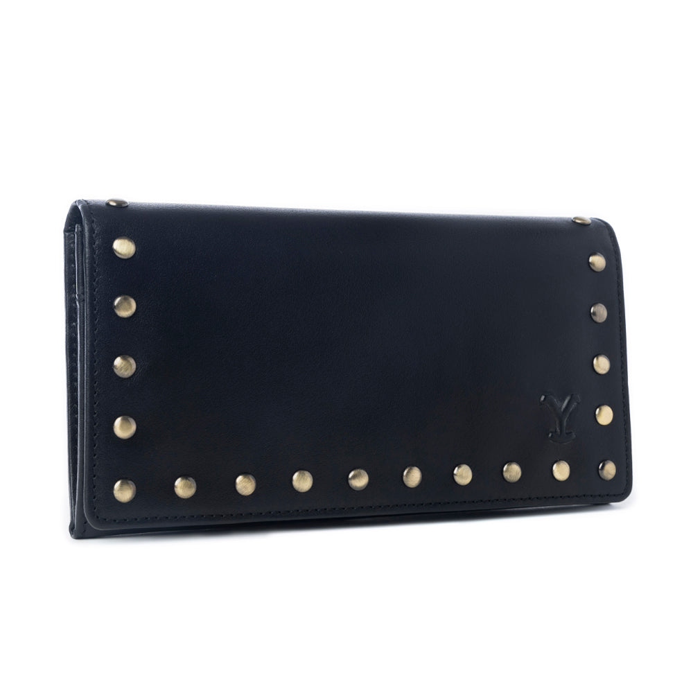 Yellowstone Caldera Leather Wallet with Rivets Variant Combo