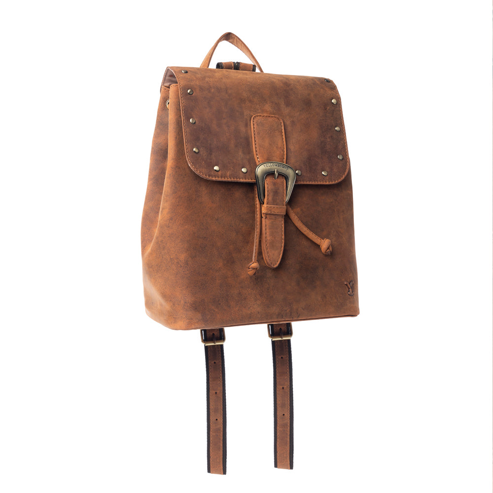 Yellowstone Longhorn Studded Leather Backpack Variant Combo