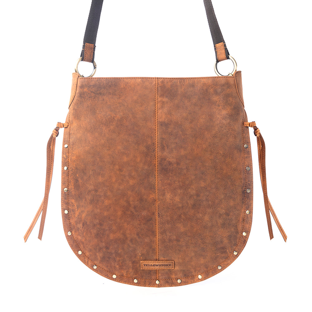 Yellowstone Amber Frontier Studded Sling Bag