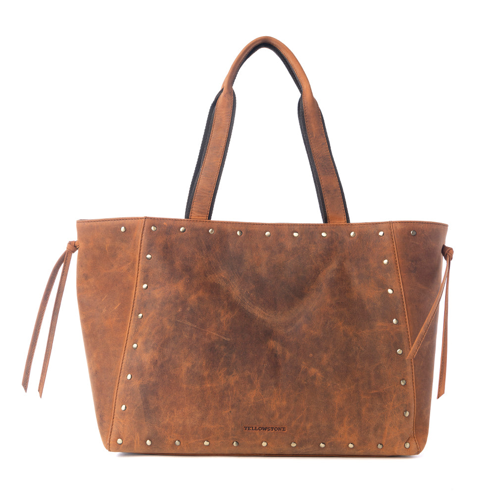 Yellowstone Legacy Studded Leather Tote Variant Combo