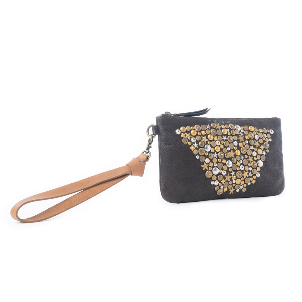 Nova Point Studded Wash Leather Pouch Variant Combo